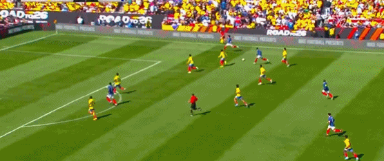 法国3-1哥伦比亚 杜埃双响助球队跨年四连胜